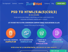 Tablet Screenshot of mypsdtohtml.com